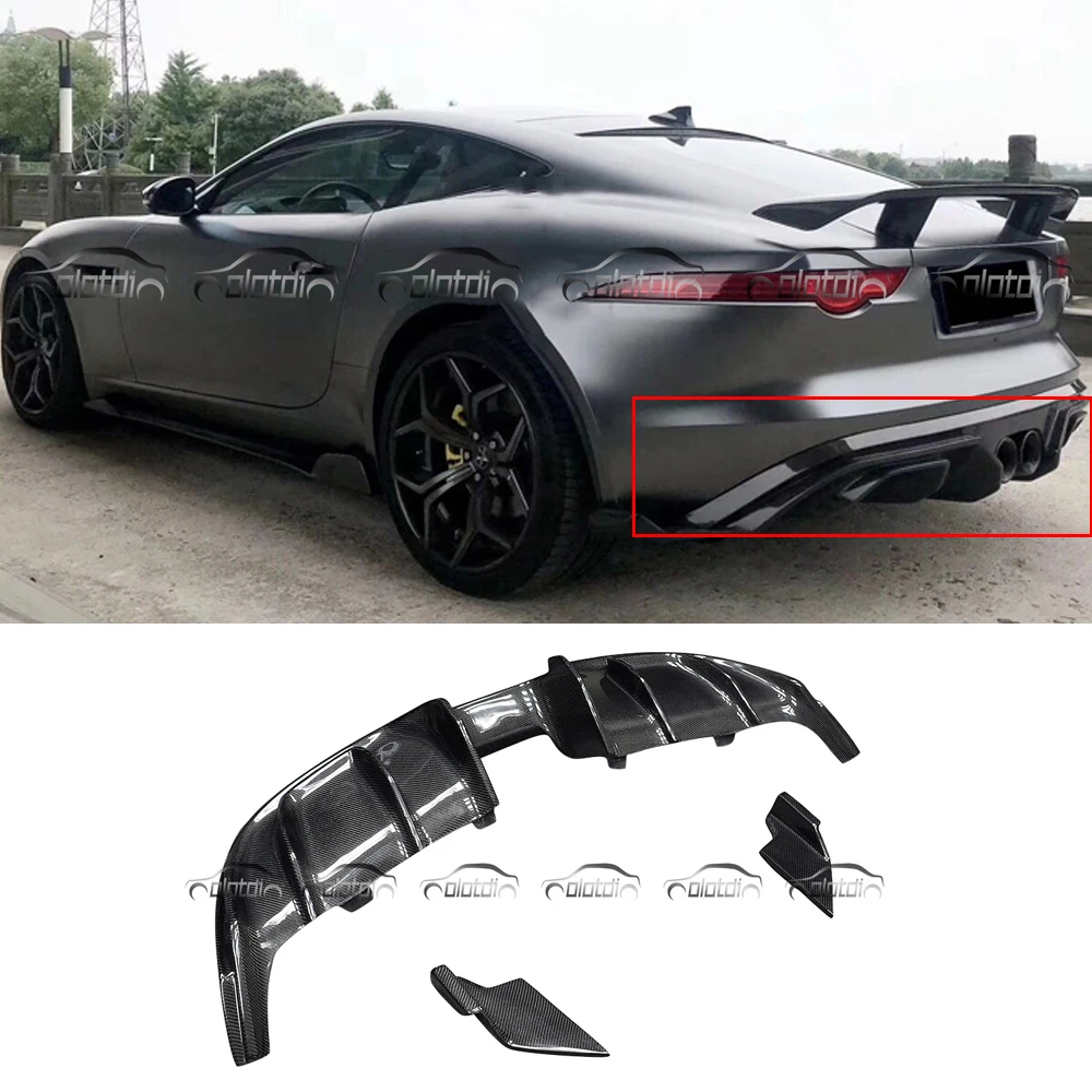 Для Jaguar F Type 2013 2017 3 шт./компл. Средний выпускной клапан для заднего бампера