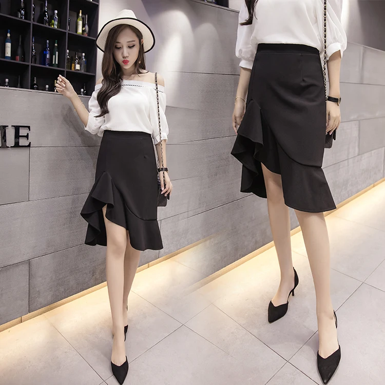 Юбка Женская Летняя асимметричная с завышенной талией|hip skirt|summer skirtfashion skirt |