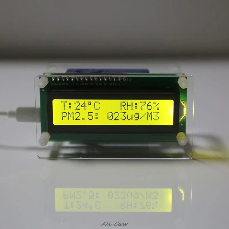 PM2.5 Monitor for Car Home Particle Temp RH% Air Quality Detector USB Protable G5 Laser Sensor PM1.0 PM10 Tester | Инструменты