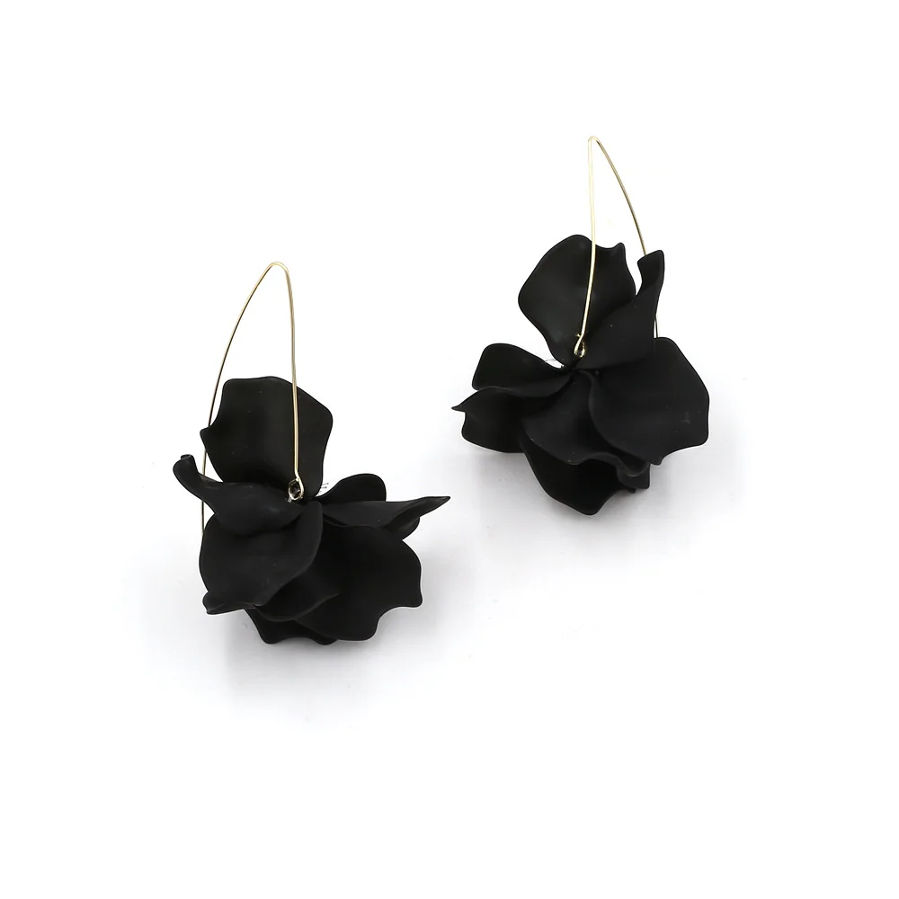2019 New Designs Fashion Resin Flower Long Earrings International Bohemia Handmade Petal Dangle For Women Jewelry Gifts | Украшения и