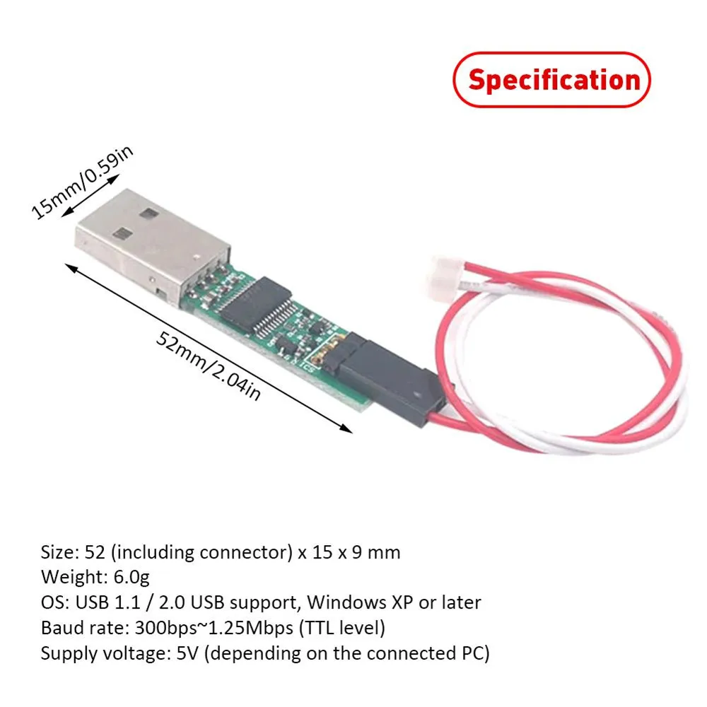 USB адаптер HS 3P до 4P кабель сервоусилителя для Kyosho Mini-Z RC запчасти передатчик обновление Mini-z IC настройки