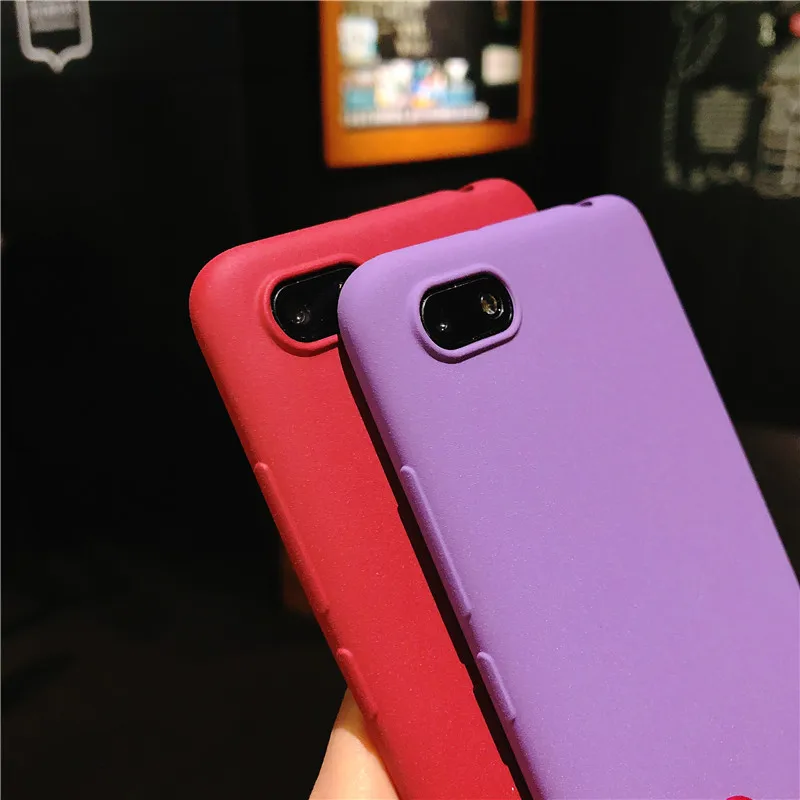 Роскошный Матовый силиконовый чехол из ТПУ для XiaoMi RedMi 6A 5A 4A мягкий S2 5 Plus 6 Pro Note 7 4X 4
