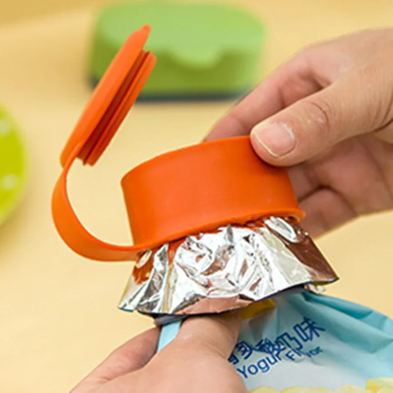 1 шт. Новые s m l Горячие пластиковые зажимы для пакетов для пищевых продуктов кухня хранения Сохранить пластиковый герметизирующий пакет крышка бытовые инструменты