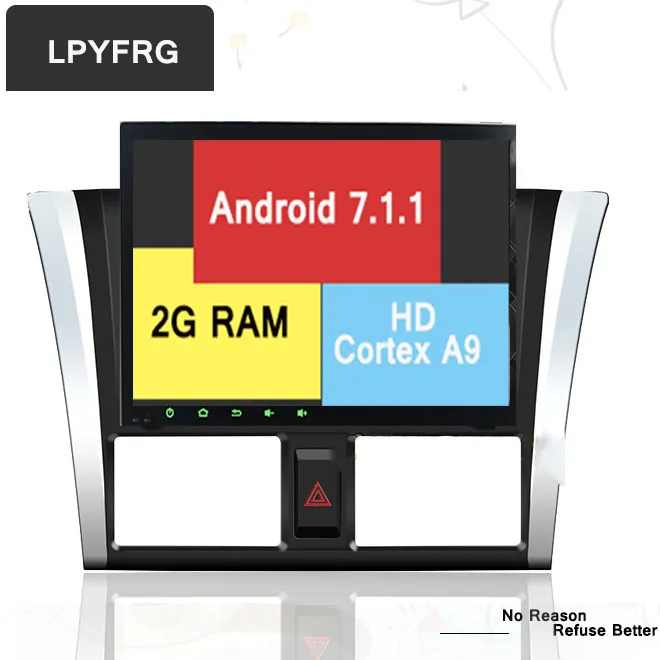 Новейшая Android 7 1 Автомобильная развлекательная система стерео радио DVD аудио для