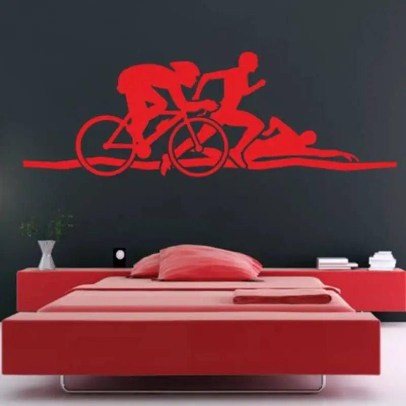 Троеборье наклейки на стену виниловые Pegatina Декор Настенная Наклейка для