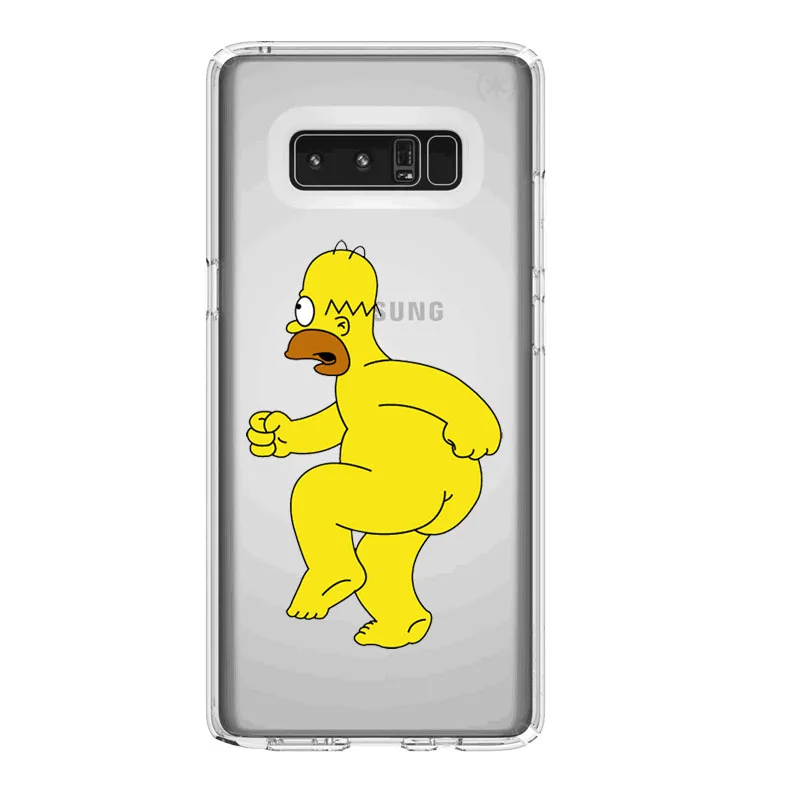 TPU Симпсон ТПУ мягкий чехол для samsung A30 A50 S10LITE S6 S9 S7 S8 S9PIUS S7EDGE 2018A8 A6 NOTE9 NOTE8 A8PIUS A6PIUS - Цвет: TPU