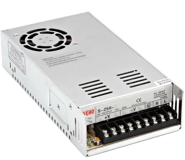 

Professional switching power supply 250W 24V 10A manufacturer 250W 24v power supply transformer