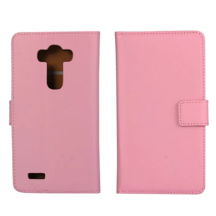 Черный высококачественный чехол-бумажник из натуральной кожи для LG G4 с