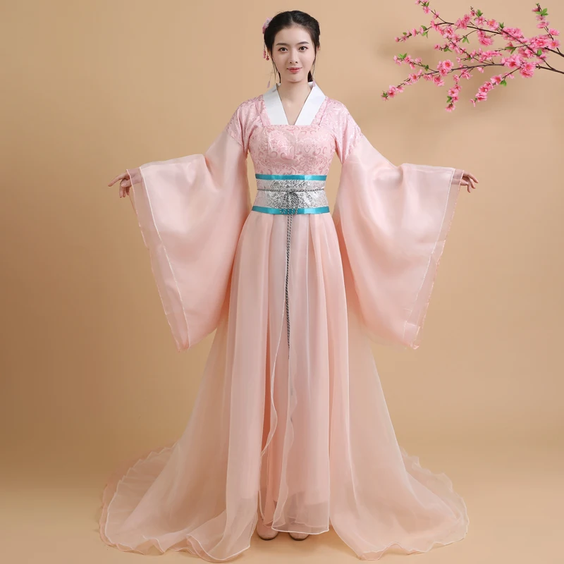 Женское винтажное платье со шлейфом драматургическое королевы новое Qufu Hanfu в