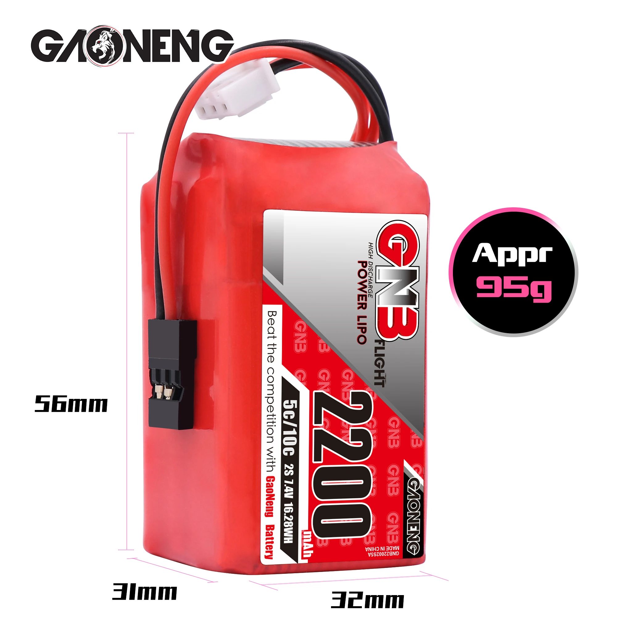 Аккумулятор Gaoneng GNB 2200 мАч 2S2P 7 4 В 5C/10C для пульта дистанционного управления|Детали