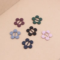 diy craft jewelry findings rubber lacquer flower charm pendants accessories for women kids earrings bracelet necklace making