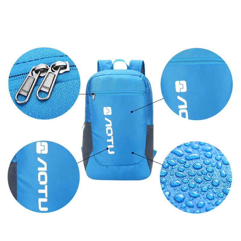 Прочный Рюкзак 20 л ультралегкий водостойкий складной уличный рюкзак для пеших