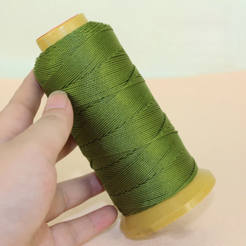 army green 0,2 0,4 0,6 0,8 мм 1 мм из полиамида нейлоновый шнур швейные нитки веревка шелка и кожи с заостренным носком Бисер строка для Цепочки и ожерелья Браслет "сделай сам" для изготовления ювелирных изделий - Цвет: army green