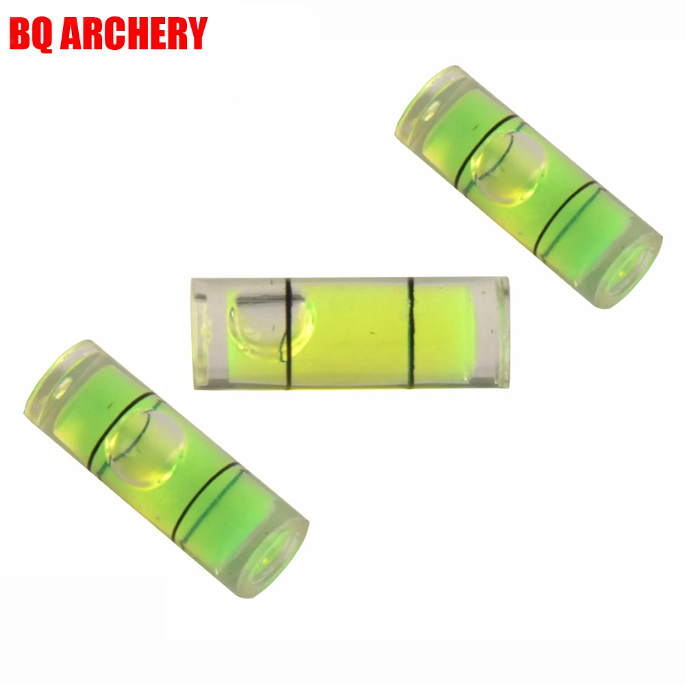 2pcs Arcehry Water Level Bubble Mini Spirit Level Small Spirit with Mounting Holes Water Level Tool Compound Bow Recurve Bow
