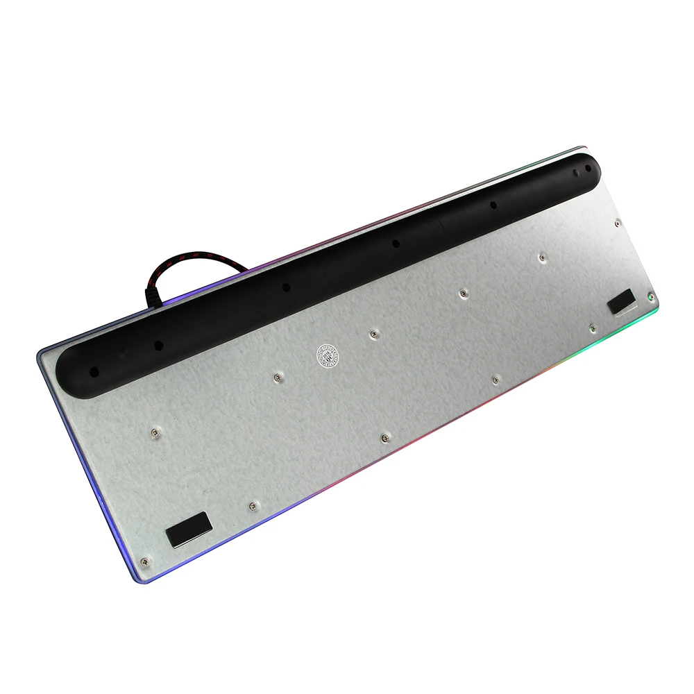 Проводная Механическая клавиатура CHYI с 104 клавишами английская раскладка RGB