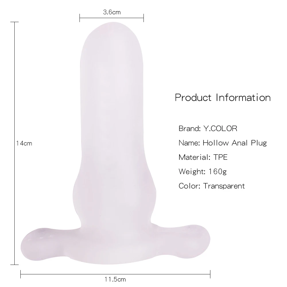 Can Insert In Dildo Vibrator Hollow Anal Plug Prostata Massage Anus Enlarge Butt Sex Toys for Men Women Gay Adult Product |
