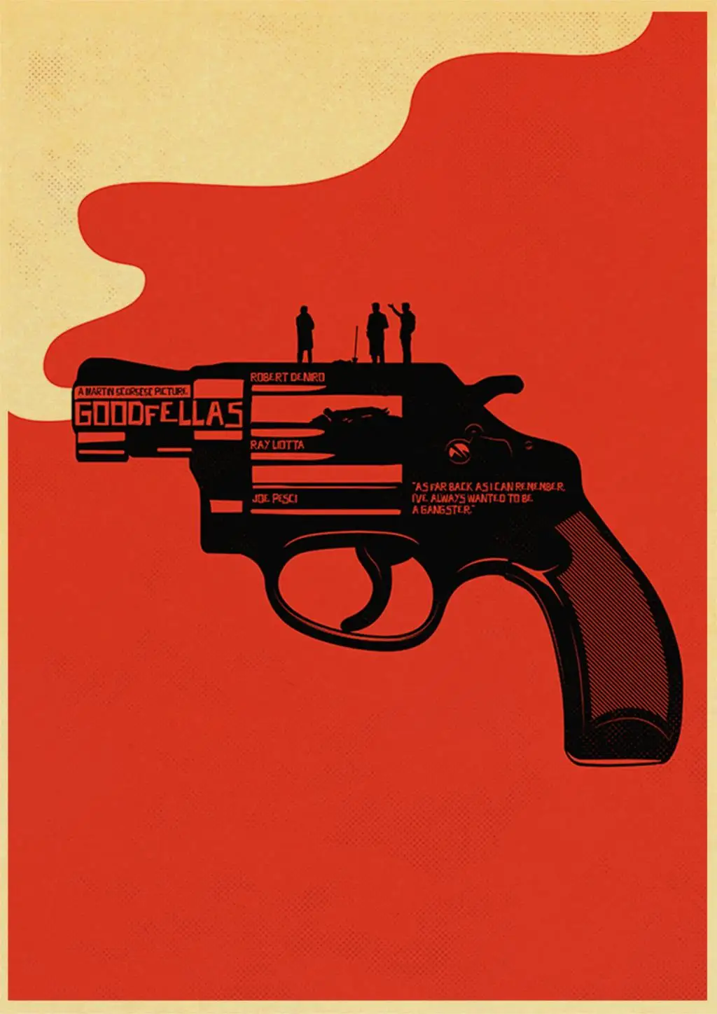 E107 Постер из фильма Goodfellas ретро постер печатает Высокое качество наклейки на стену для гостиной украшения дома - Цвет: E107