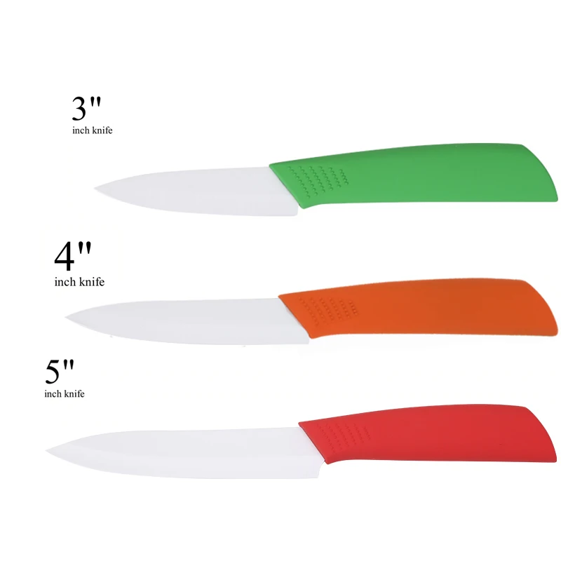 3 inch 4 inch 5inch Циркониевый керамический нож 3, 4, 5, 6 дюймов, кухонные ножи шеф-повара, набор керамических ножей с белым лезвием, кухонные инструменты для приготовления пищи - Цвет: 3 inch 4 inch 5inch