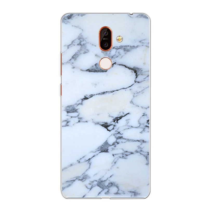 ciciber Phone Case for Nokia 9 PureView 1 2 3 5 6 7 8 Sirocco Soft TPU Back Cover 2.1 3.1 5.1 6.1 7.1 8.1 Plus Marble |
