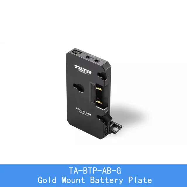 TA-BTP-AB-G TILTA BMPCC 4K Camera Cage kit accessories V mount battery Baseplate Gold mount plate and F970 battery plate - Цвет: TA-BTP-AB-G