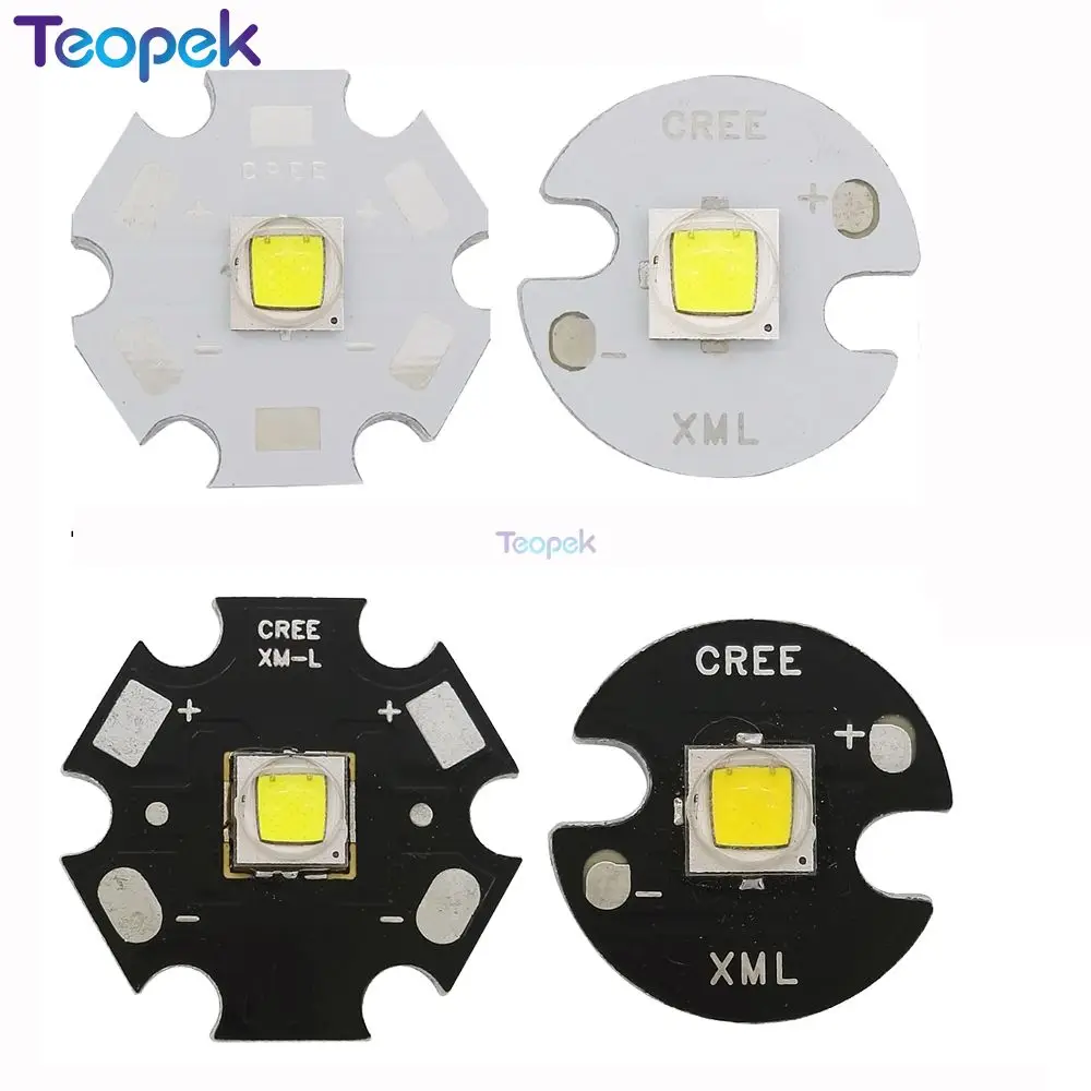 

CREE XML2 LED XM-L2 T6 10W WHITE Neutral White Warm White High Power LED Emitter with 16mm 20mm PCB For Flashlight Torch