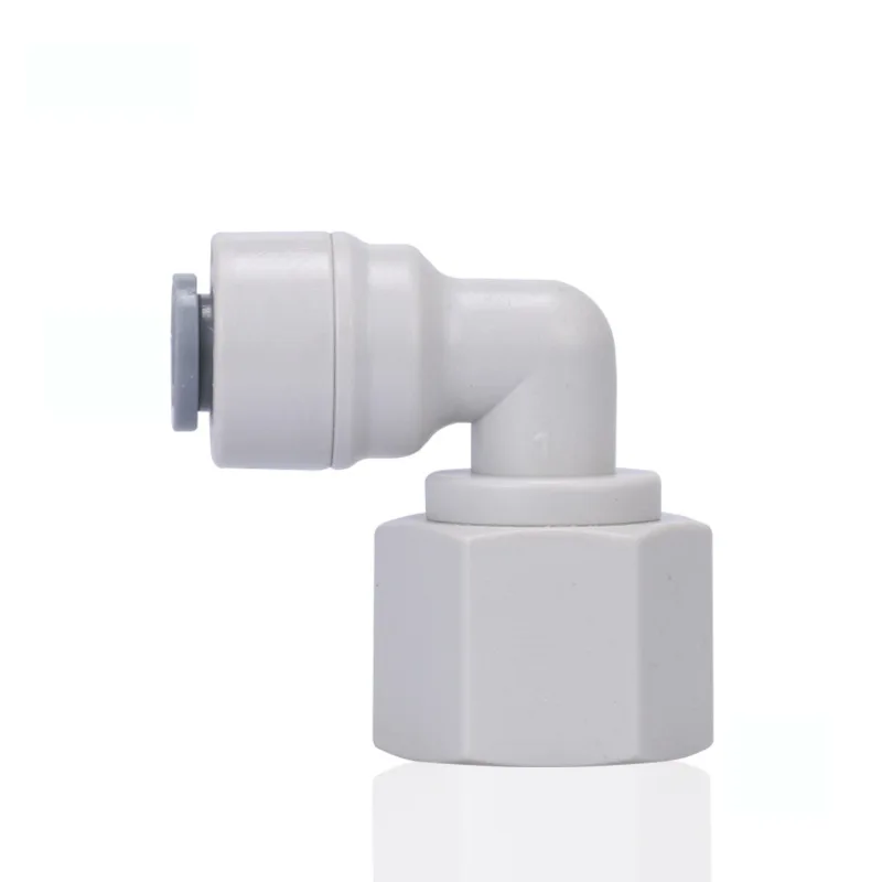 

Внутренняя резьба NPT 3/8 дюйма, трубка наружным диаметром 1/4 дюйма, RO фильтр для воды, быстрый Соединительный коленчатый плотный Соединительный фитинг для полиэтиленовой трубы