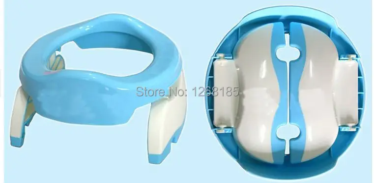 Портативный детский дорожный горшок для автомобиля складной маленький Туалет