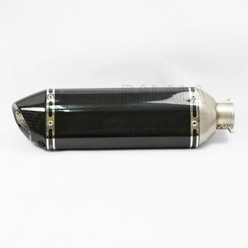 Универсальный мотоцикл выхлопной глушитель трубы реальные из углеродного