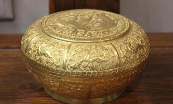 USPS в США S3307 винтажный сделанный вручную гравированный Медный позолоченный