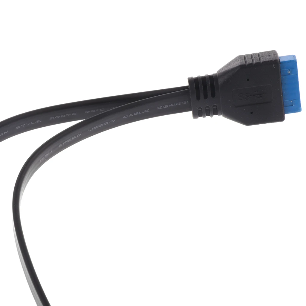 2 Порты Dual USB 3,0 Тип(мама) 20 контактный разъем адаптер материнской платы кабель двойной USB-A Порты прикрепить к компьютеру для передней панели
