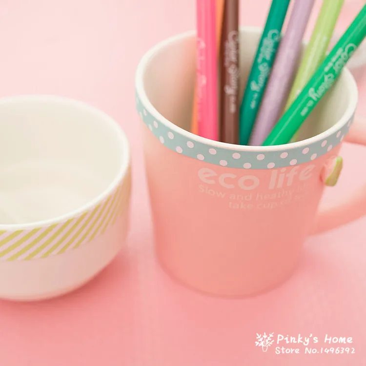 (5 шт./компл.) цветные бумажные ленты самодельные декоративные клейкие ed|decorative washi