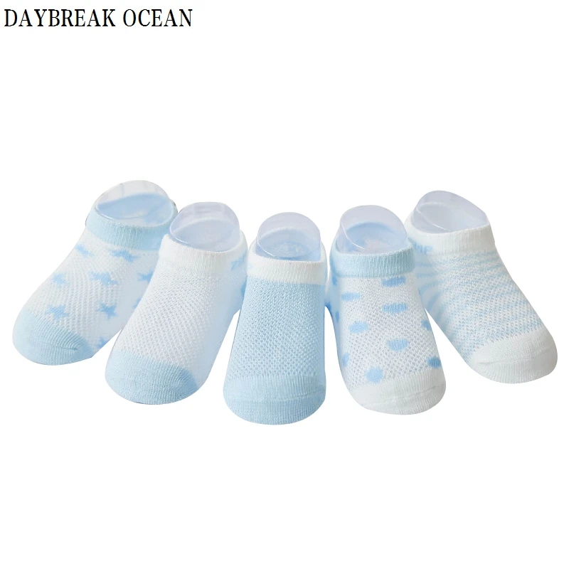 Ultrathin Breathable 3-8Y Star Moon Mesh Socks Spring Summer Toddler Baby Infant Kids Boy Girl Soft Cotton Children | Детская одежда и
