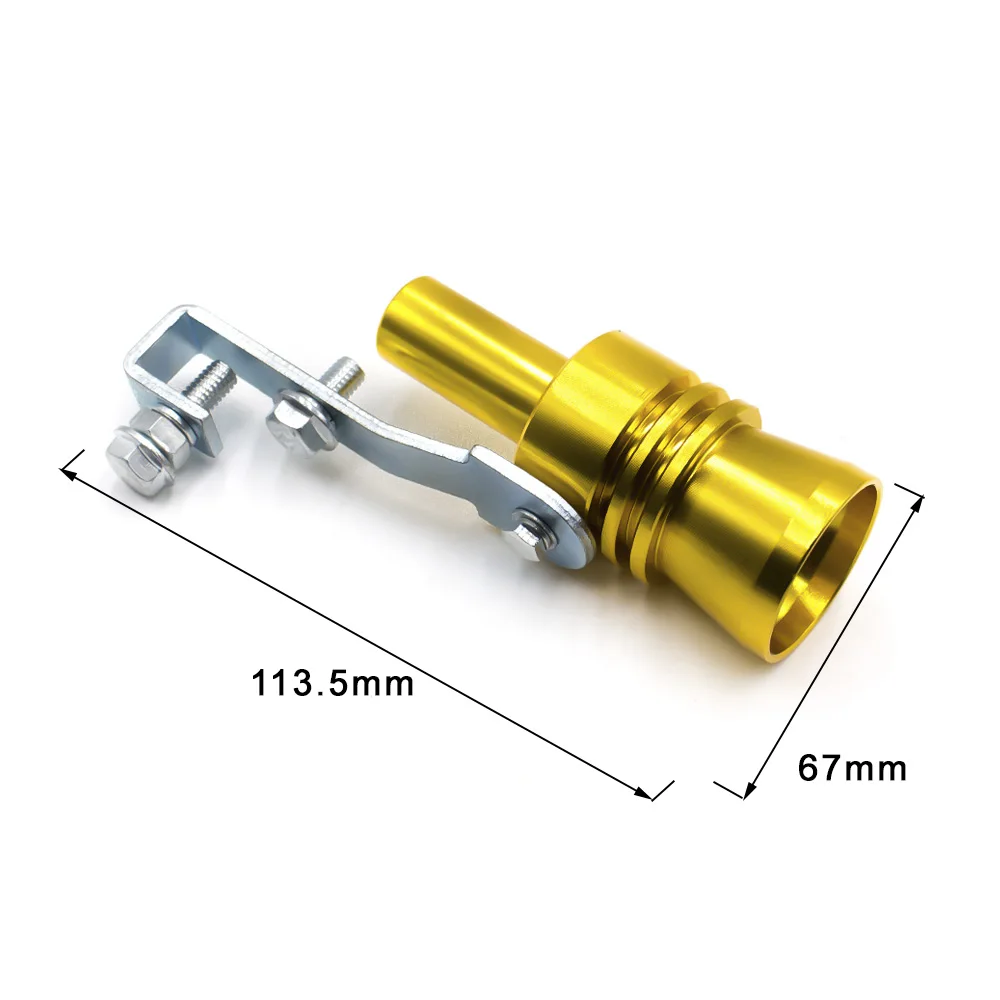 CNSPEED турбо свисток Глушитель выхлопная труба выдувание Вейл звук BOV симулятор