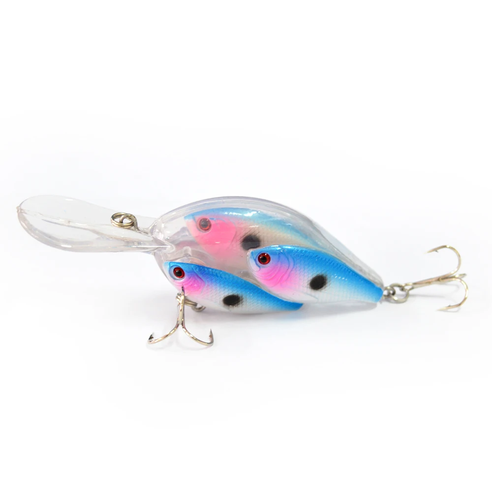 5 шт. групповая приманка для рыбы рыболовные приманки 18 г 9 7 см окуня черные крючки