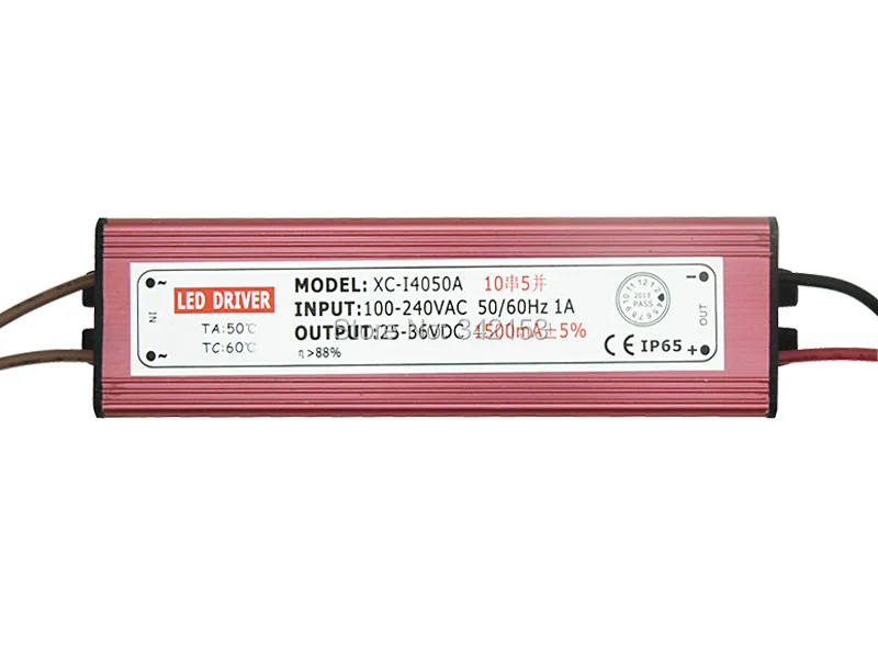 IP65 Водонепроницаемый 50 W высокой стабилизатора тока светодиода DC 25-36 V 1500mA светодиодный освещения трансформаторов для 50 W высокой Мощность светодиодный излучатель свет лампы