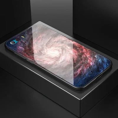 Роскошный чехол из закаленного стекла для Nubia Z17 MiniS, чехол с мягкой силиконовой рамкой, жесткая задняя крышка для Nubia Z 17 Minis z17minis, оболочка - Цвет: A2