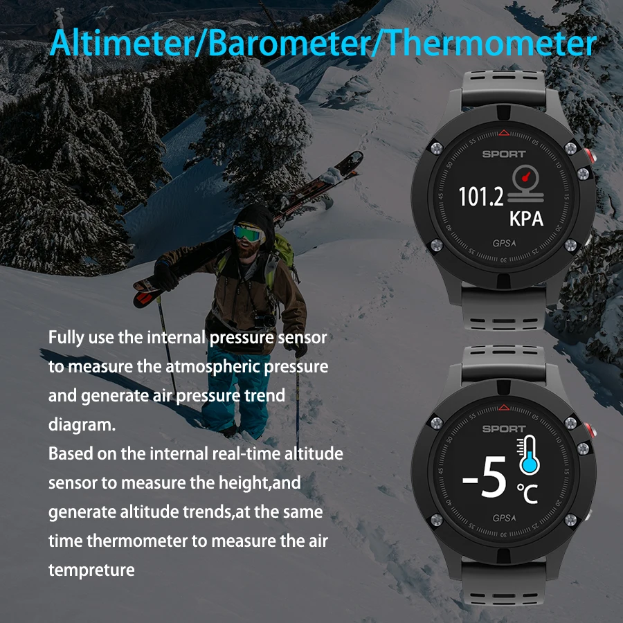 Roadtec rd5 Смарт часы GPS сердечного ритма Мониторы Часы Bluetooth SmartWatch спортивные