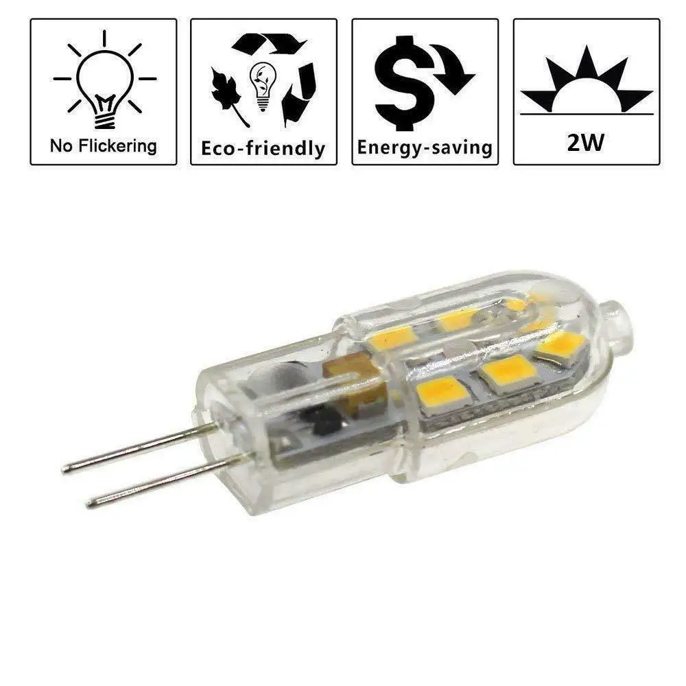 DIY 5/10 шт. мини G4 Светодиодная лампа 3 Вт AC/DC12V Высокая яркость SMD 2835 для