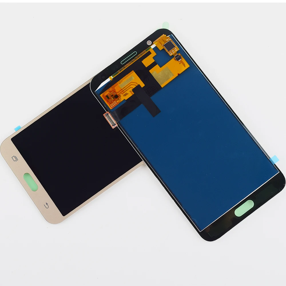 Для samsung Galaxy J7 ЖК-экран j700 SM J700F J700M J700H J700FN DS ЖК-дисплей кодирующий преобразователь сенсорного экрана в сборе рамка