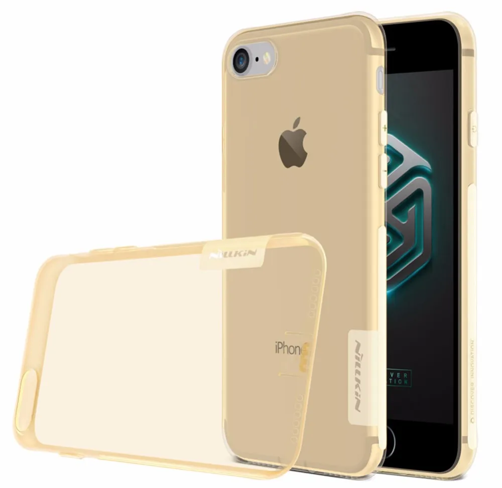 Для iPhone 7 Plus Тонкий чехол Nillkin Nature прозрачный ТПУ протектор для силиконовый (5.5