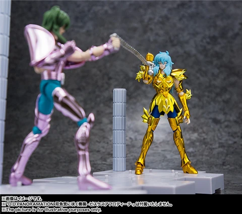 Bandai D. D. Панорама сцена святая Сейя Золотой Миф Ткань Shiryu Shun shaka Athena seiya фигурка модель 10 см