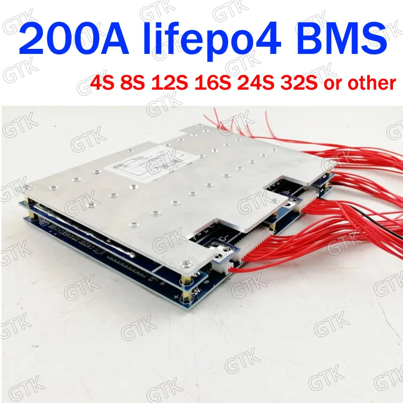 Деталь 200 А 8S 12S 16S 20S 24S 28S 32S 200A плата защиты аккумулятора lifepo4 BMS pcm функция