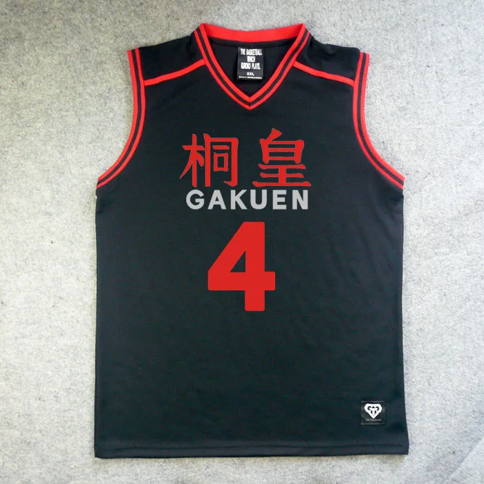 Аниме Куроко но басуке баскетбольная команда топ Джерси GAKUEN No.5 Aomine Daiki косплей