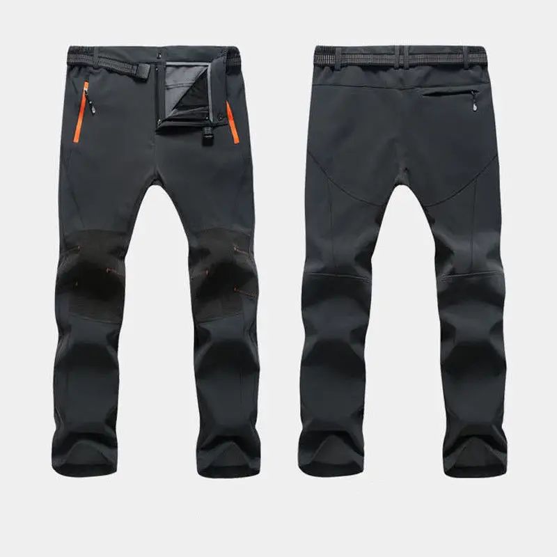 SJ-Maurie S-4XL, уличные мужские лыжные брюки, женские походные лыжные брюки, флисовые водонепроницаемые ветрозащитные термо треккинговые брюки