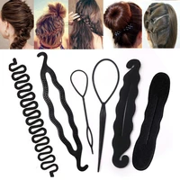 multi style women hair twist styling clip stick bun maker diy hair braiding tools hair accessories braider diy hairstyle