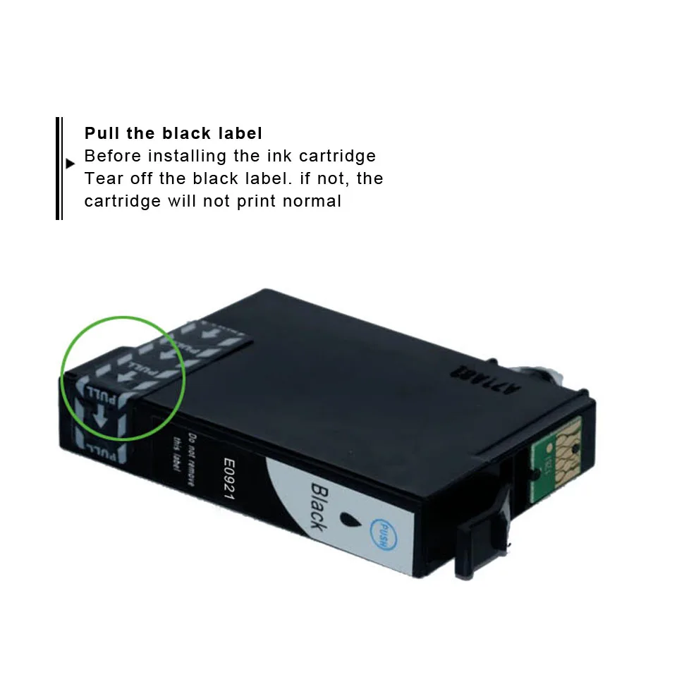 Картридж T0921 для Epson T0921N с чернилами и чипом для Epson Stylus TX117 TX119 TX109 TX106 T27 T26 C91 CX4300 принтер
