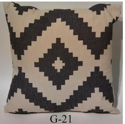 Хлопковая льняная наволочка с рисунком kilim для подушки ретро-чехол