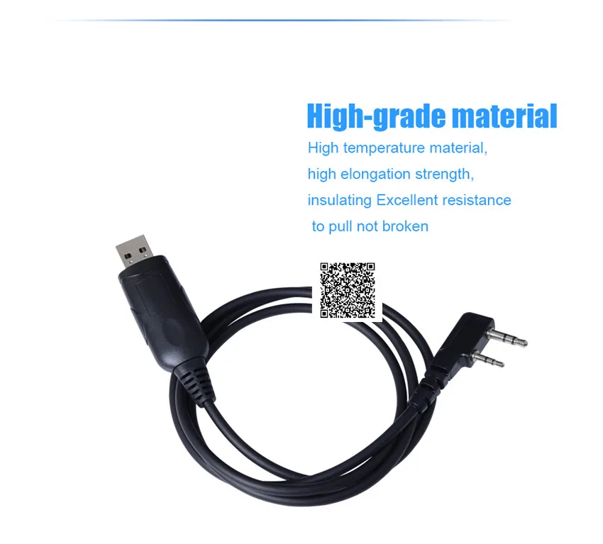 USB-кабель для программирования BAOFENG 2 шт. 5R 82 uvb2 plus детали рации Kenwood PUXING аксессуары