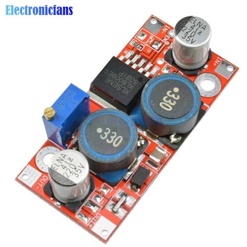 XL6009 Boost DC Регулируемый понижающий преобразователь модуль замены LM2577 питания 20 Вт