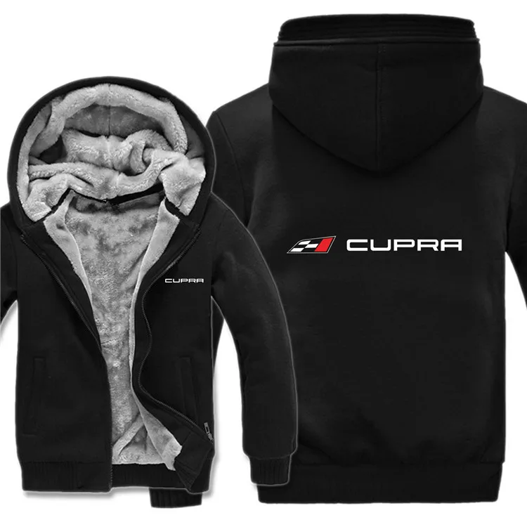 Зимние Cupra толстовки для мужчин модное пальто шерсть подклад куртки утолщаются Cupra толстовки с капюшоном мужские пальто HS-064
